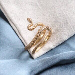 Kendra Scott Phoenix 🎀 Vintage Gold Wrap Ring Size 7 #7